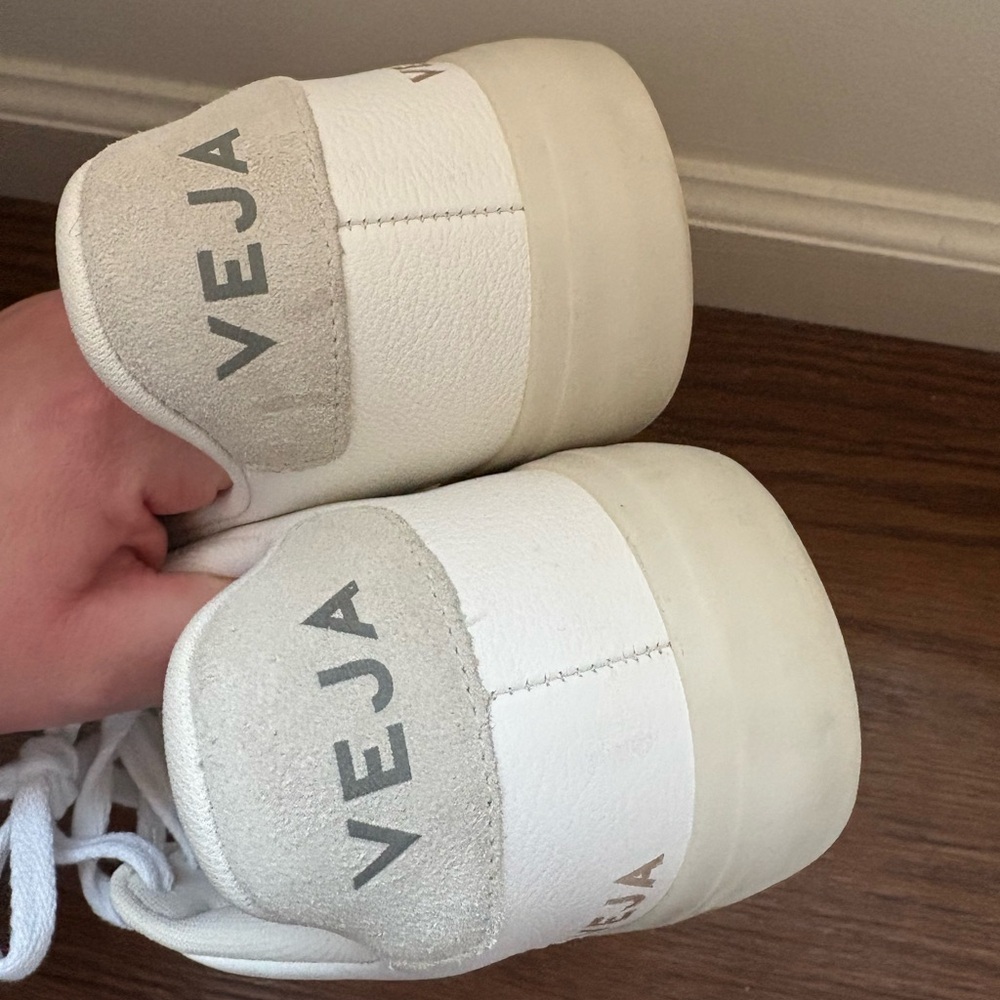 Veja Extra White and Natural Sneakers - Picture 7 of 8
